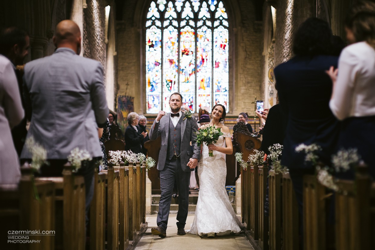 Just married All Saints’ Church Emberton