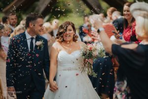 confetti Millbridge Court Wedding