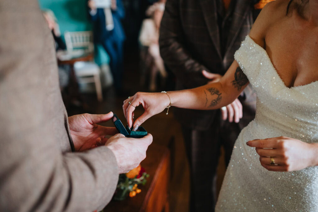 Prestwold Hall exchange wedding rings