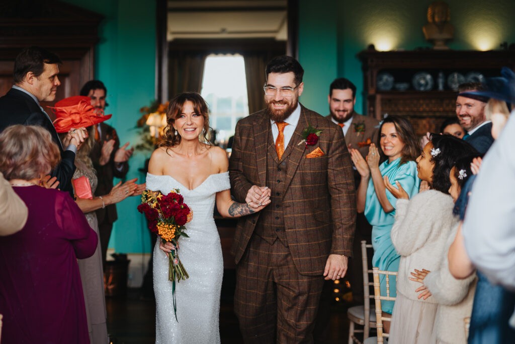 Wedding at Prestwold Hall send off