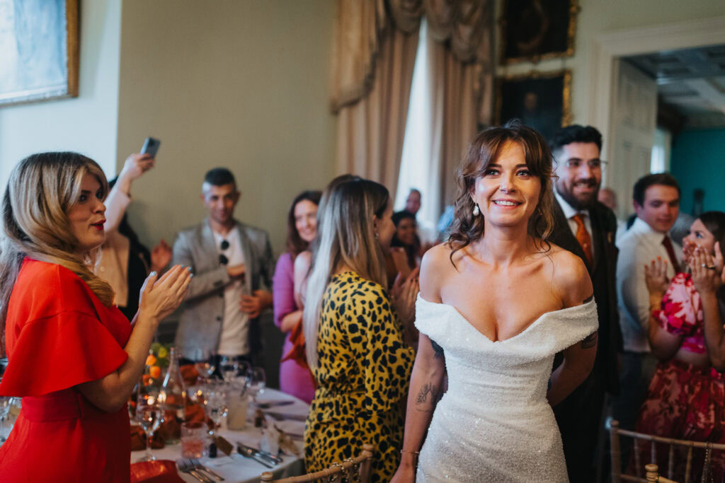 Wedding breakfast at the Prestwold Hall