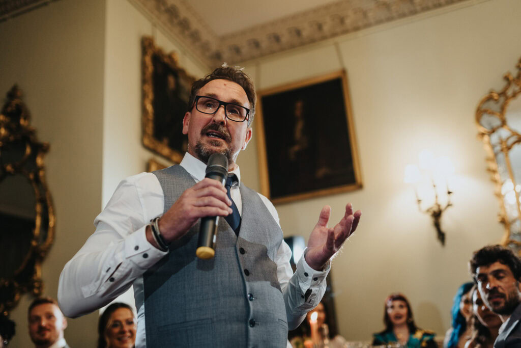 Prestwold Hall wedding speech