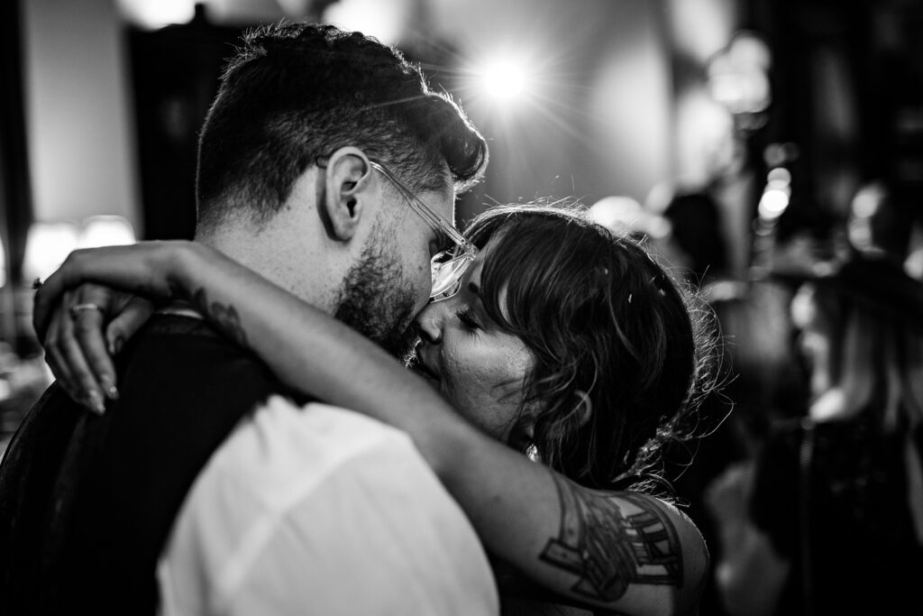 First dance and kiss at Prestwold Hall