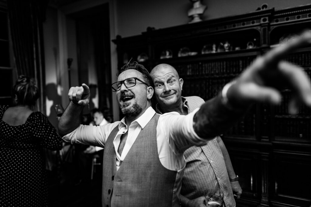 wedding party at Prestwold Hall Nottingham