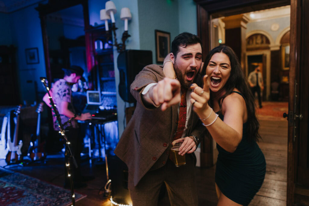 Prestwold Hall evening party moves