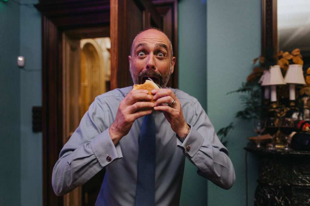 Prestwold Hall evening party food eater