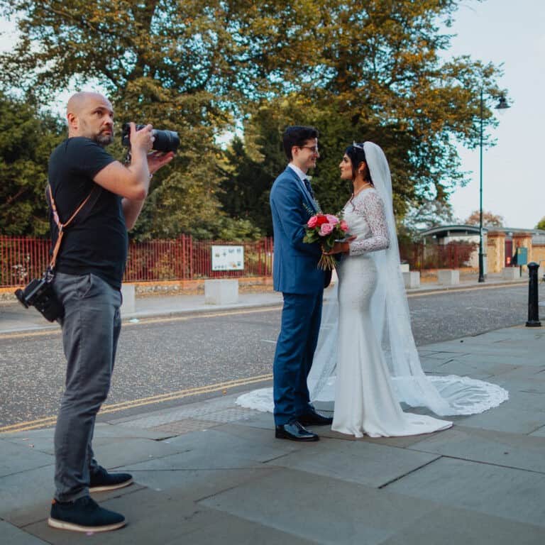 Marcin behind the scenes